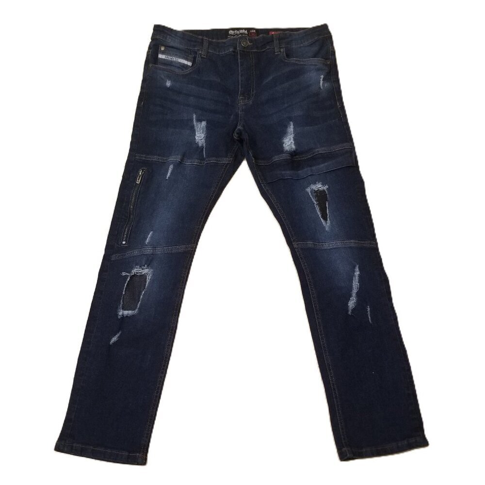 Ecko Unltd Jeans Men's Tag Size 36 Distressed